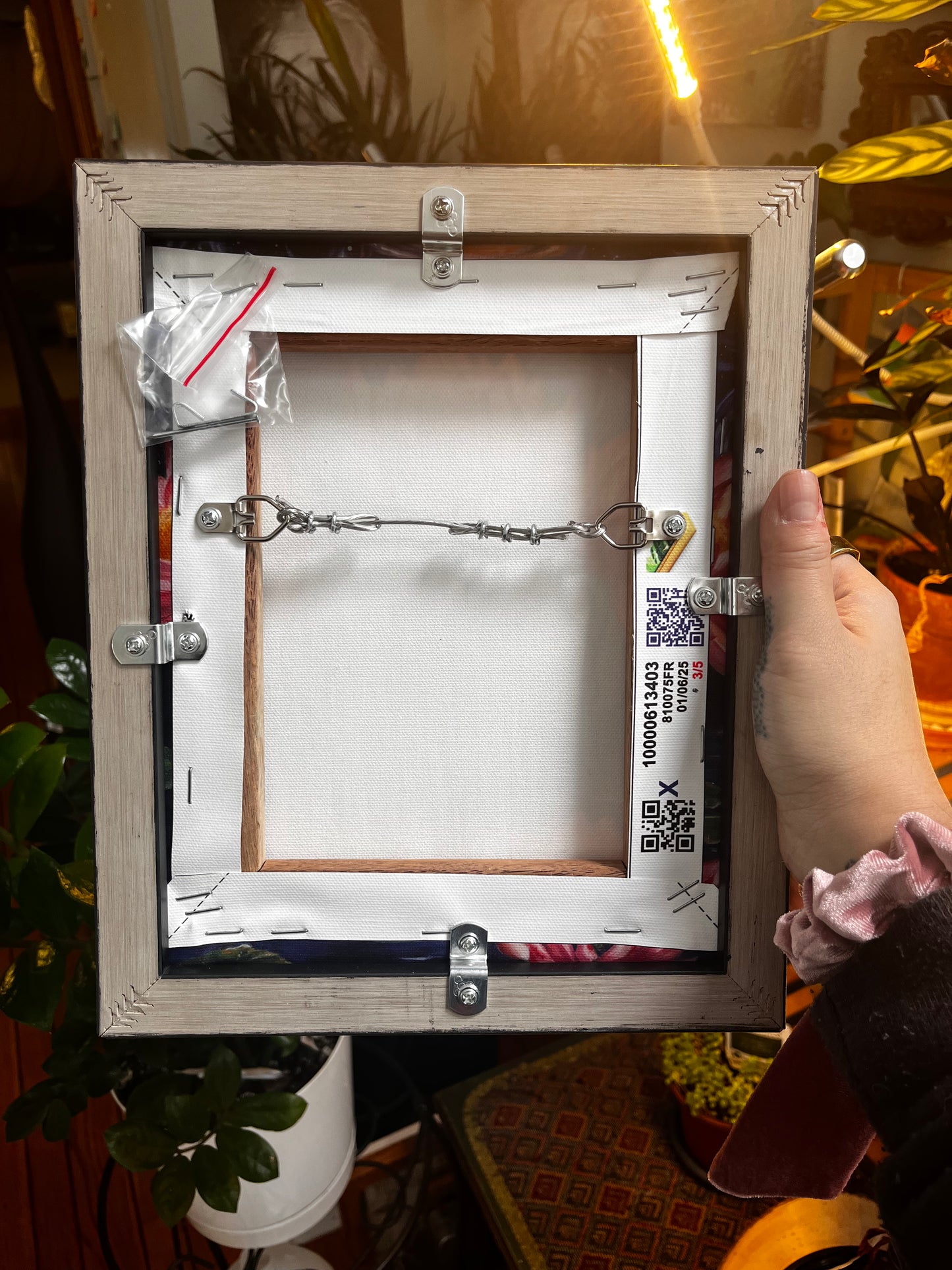 "GAIA" Canvas Print in Gold Frame, 8x10