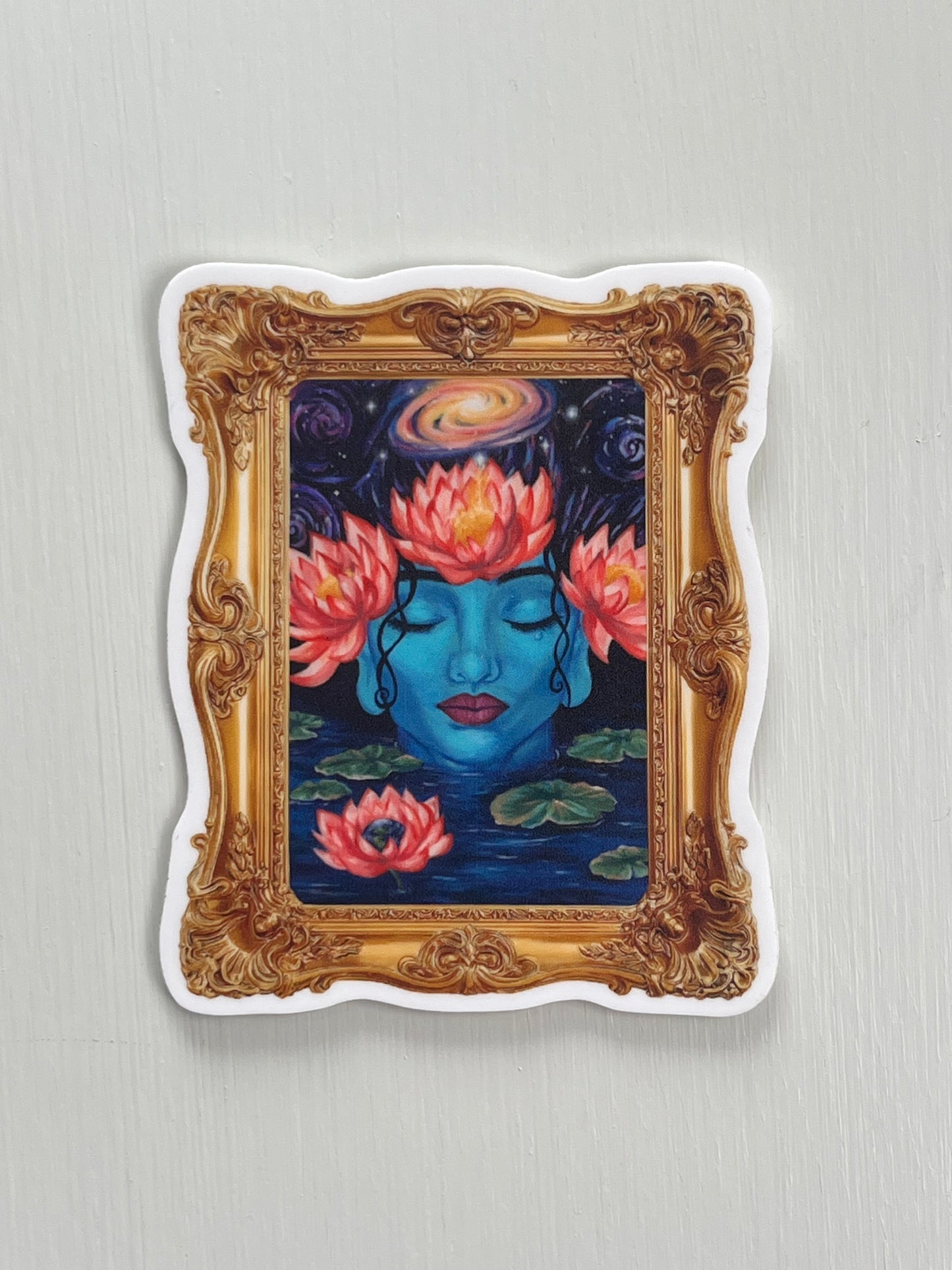 Gaia - Gold Frame Sticker