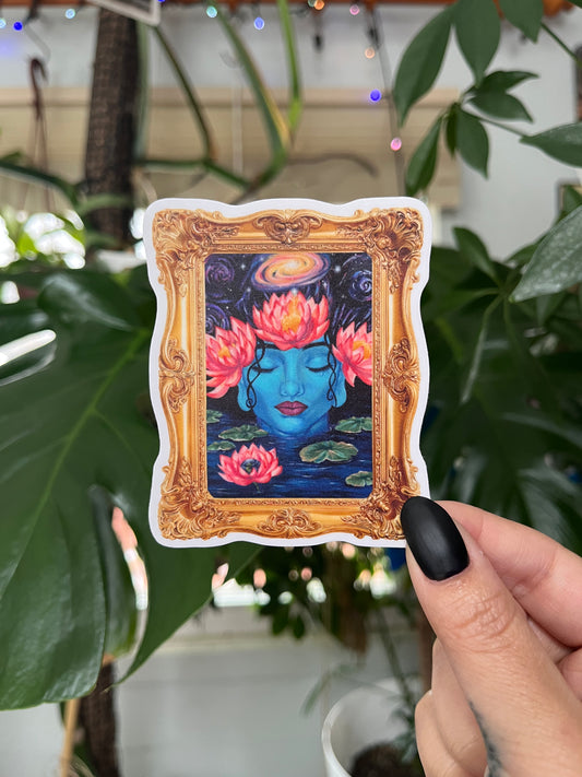 Gaia - Gold Frame Sticker