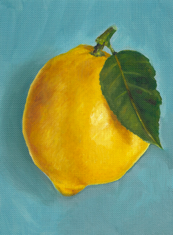 MUTUAL AID PRINT: Lemon Study 4x6 Art Print