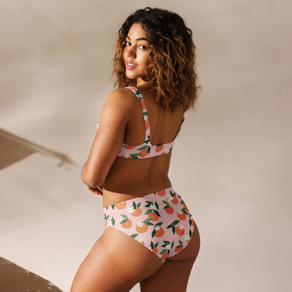 Recycled high-waisted bikini, Clementine