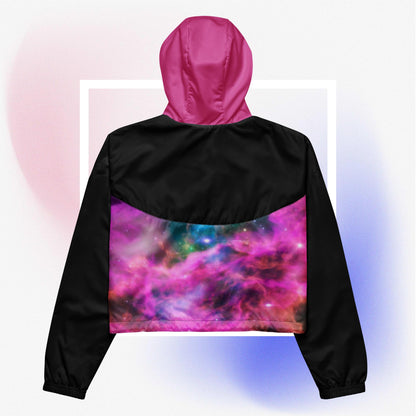 Galaxyscape II Cropped Windbreaker