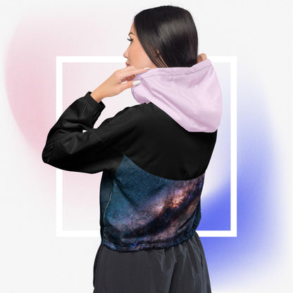 Galaxyscape IV Cropped Windbreaker