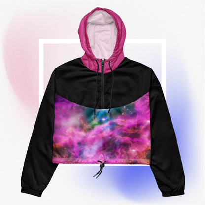 Galaxyscape II Cropped Windbreaker