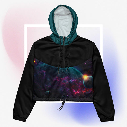 Galaxyscape I Cropped Windbreaker