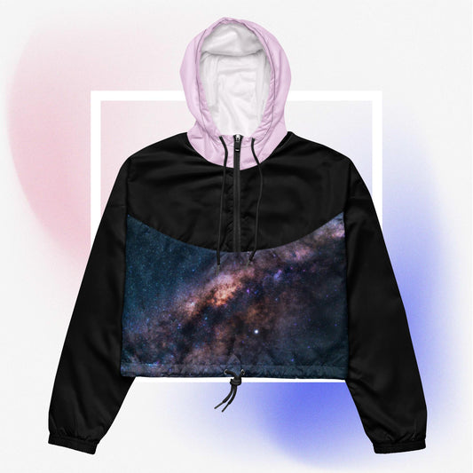 Galaxyscape IV Cropped Windbreaker