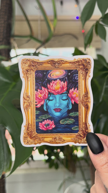 Gaia - Gold Frame Sticker